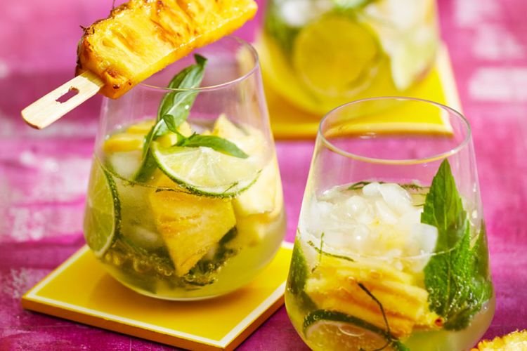 Мохито с ананасовым соком