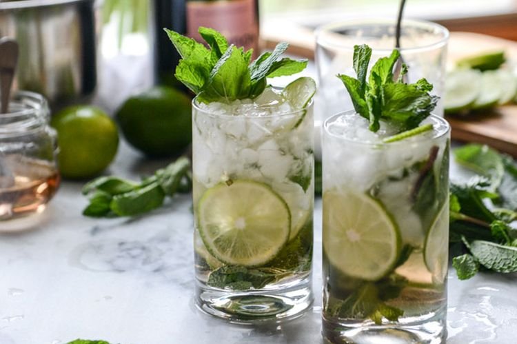 Мохито с шампанским