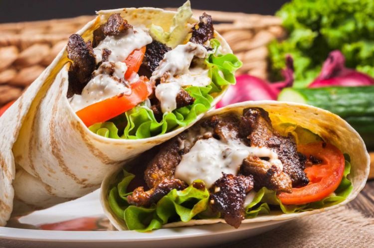 Донер кебаб с говядиной