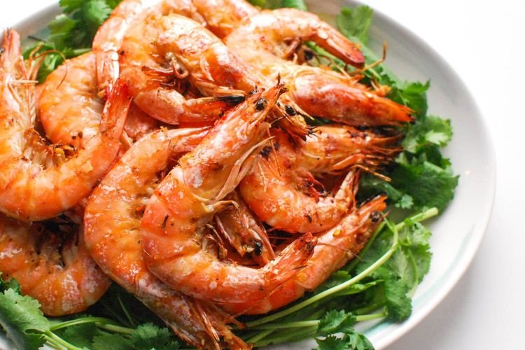 Лангустины на сковороде