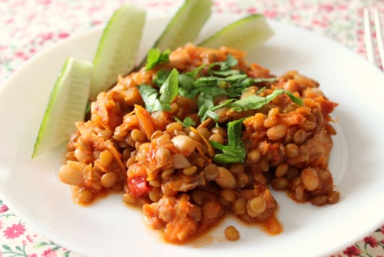 Гарнир из чечевицы к котлетам