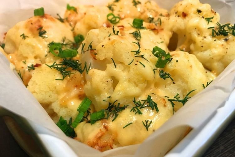 Цветная капуста под сыром