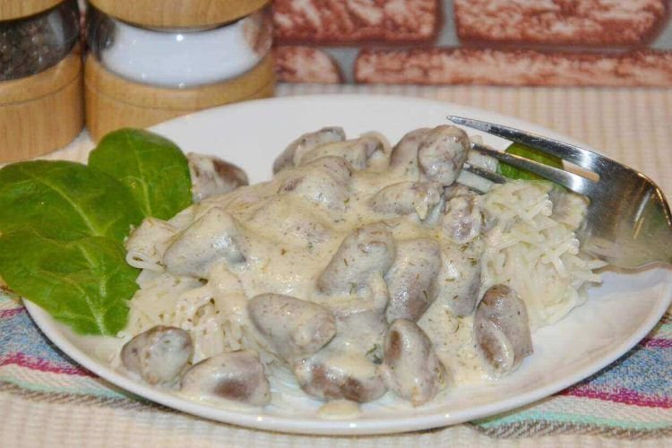 Куриные сердечки в духовке