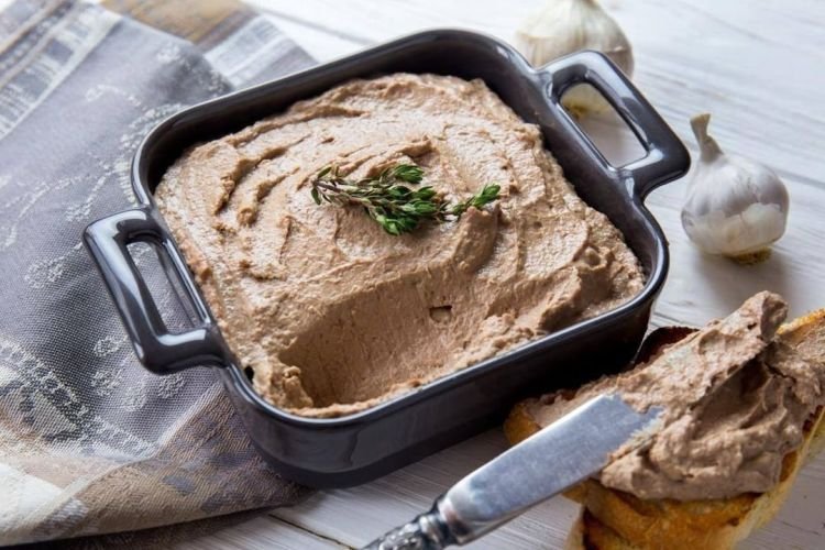 Паштет из печени и куриного филе