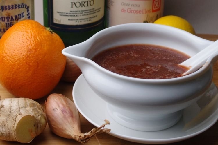 Апельсиновый соус для бургера