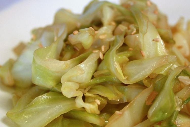 Жареная пекинская капуста