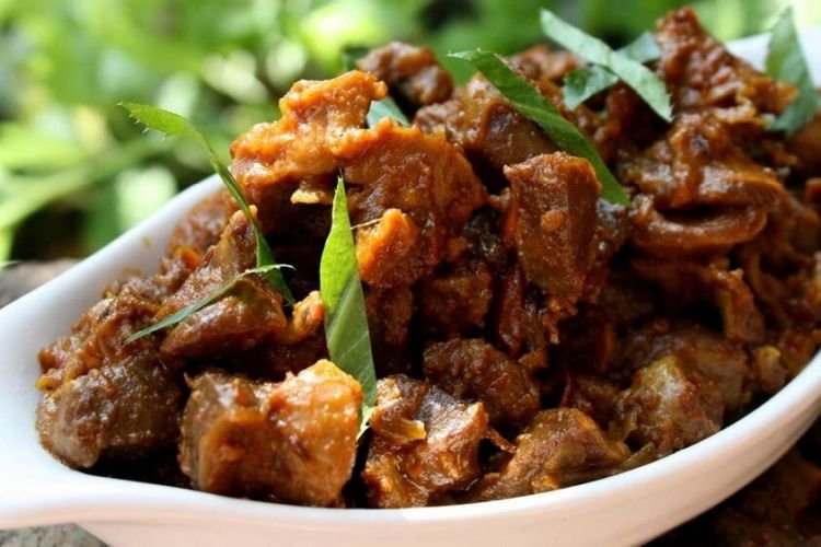 Куриные желудки в соевом соусе