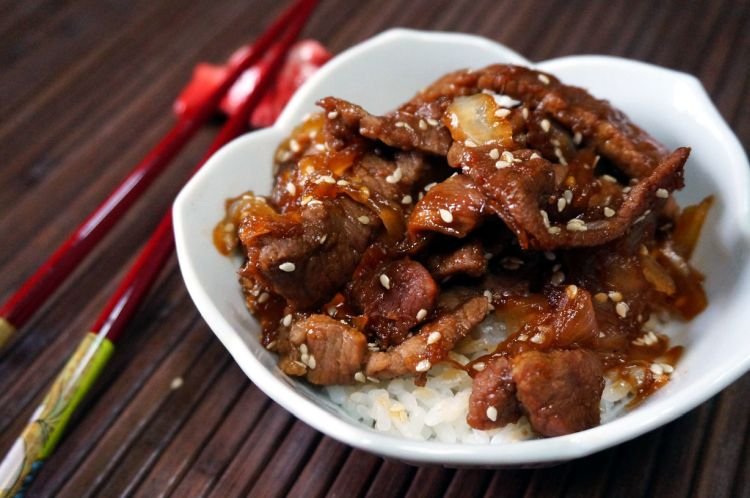 Говядина с имбирем