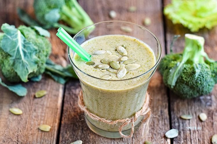 Смузи с картофелем и брокколи