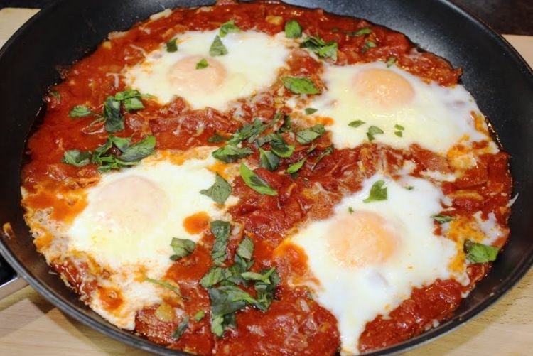 Яичница с беконом и морковью