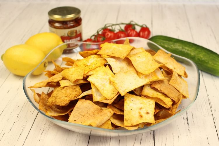 Чипсы из лаваша на сковороде