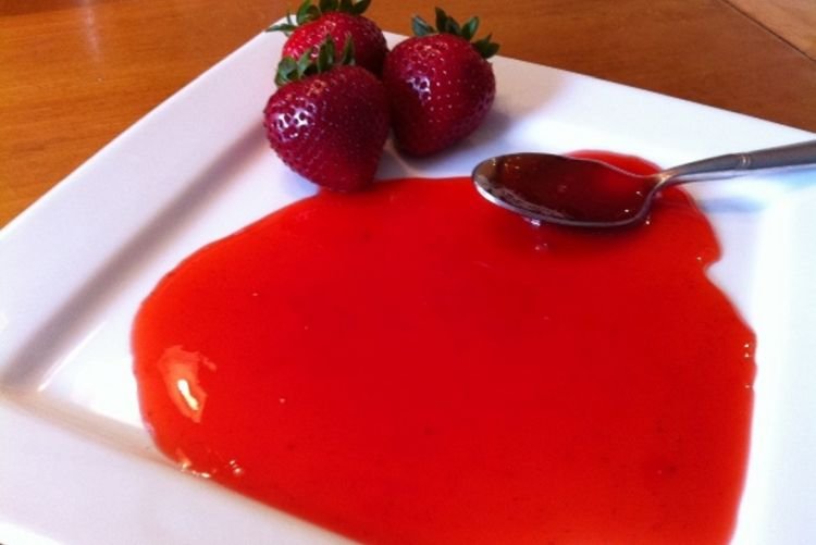 Клубничная глазурь для пряников