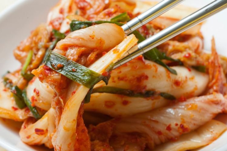 Кимчи с яблоком и грушей