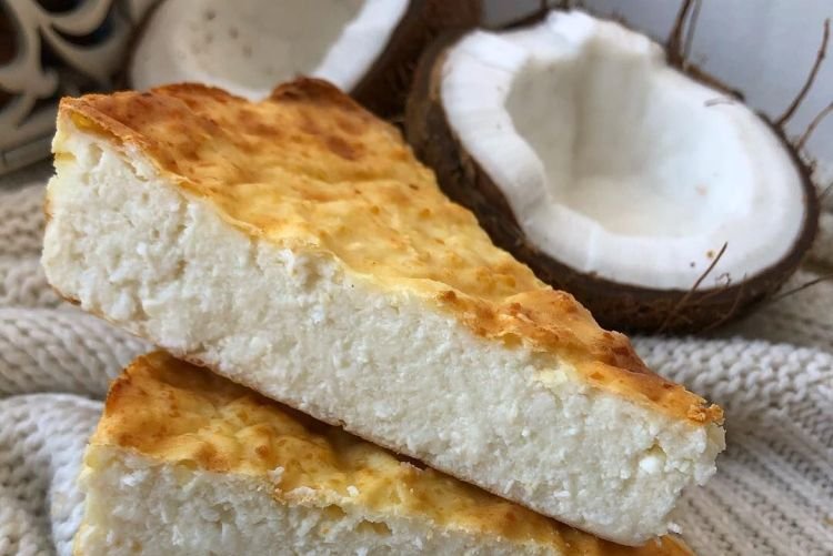 Кокосовая запеканка из рикотты
