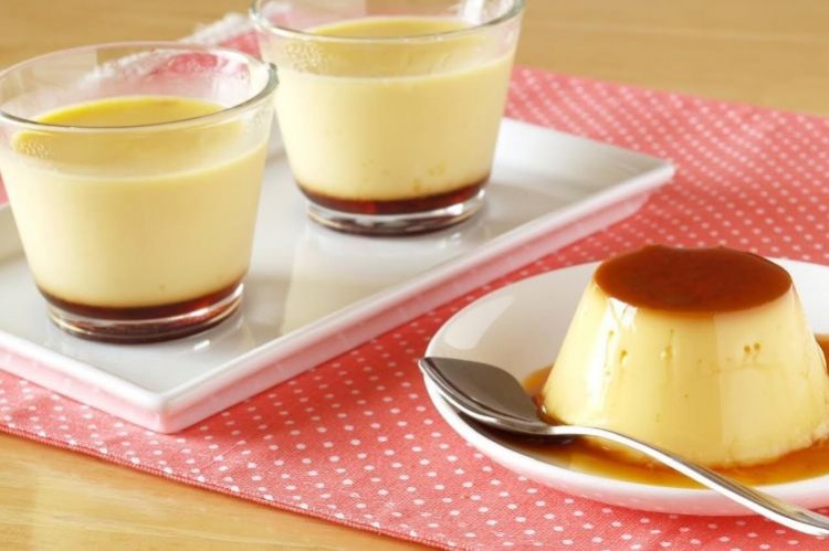 Заварной пудинг с карамелью