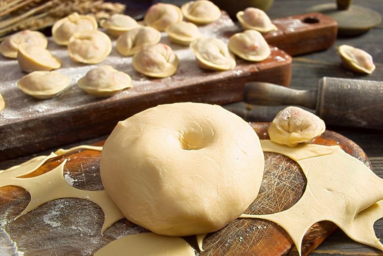 Тесто для пельменей на воде