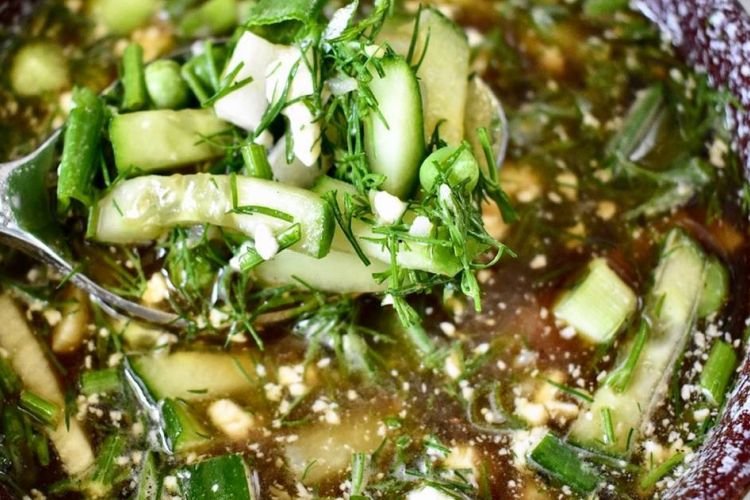 Постная ботвинья