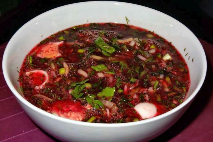 Ботвинья из мангольда