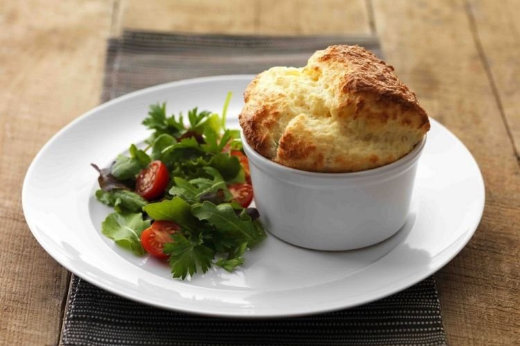 Мясное суфле с овощами