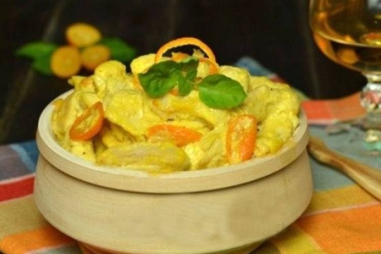 Курица с кумкватом