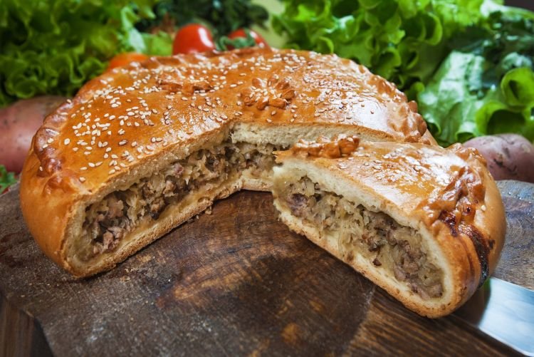 С капустой и фаршем