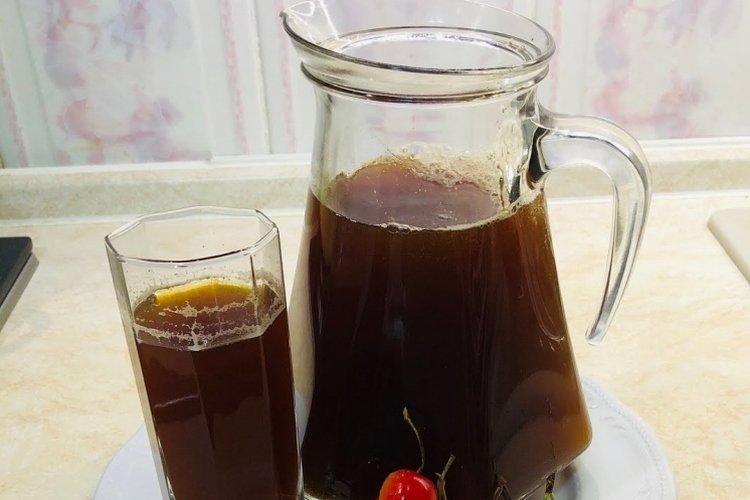 Квас из цикория с черносливом