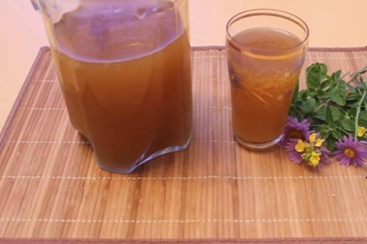 Квас из цикория с медом