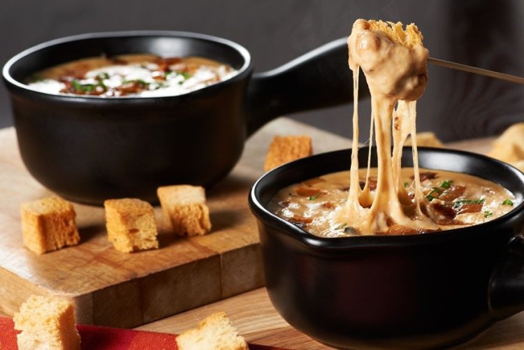 Фондю с грибами