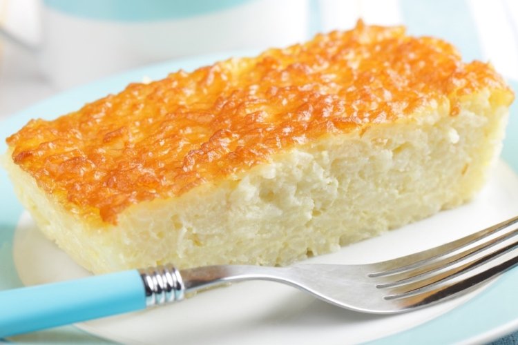 Рисовый пудинг с творогом