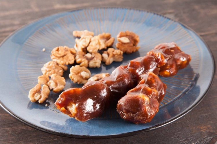 Чурчхела с медом без сахара