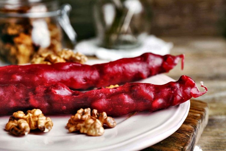 Чурчхела с гранатовым соком