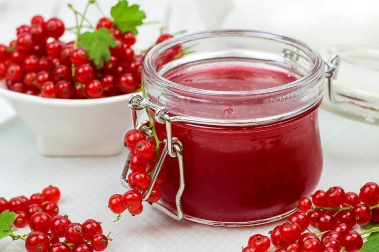 Джем из красной смородины без варки