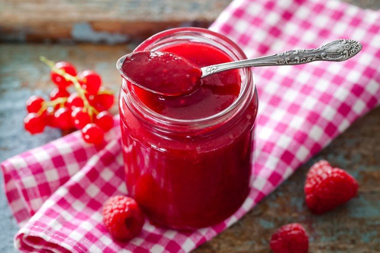 Джем из красной смородины и малины