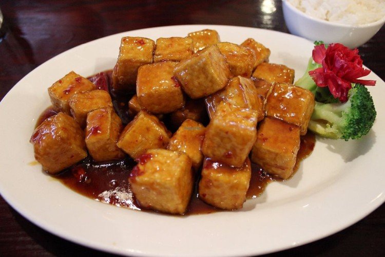 Тофу в соевом соусе