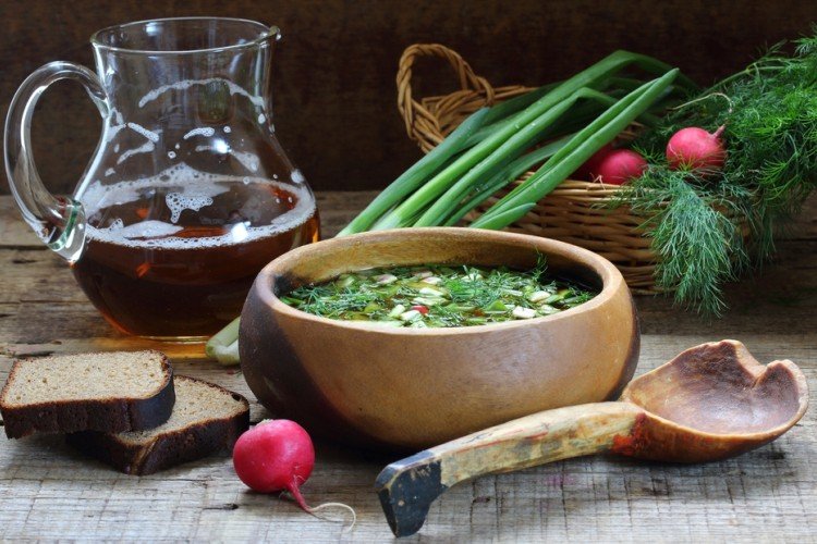 Вегетарианская окрошка