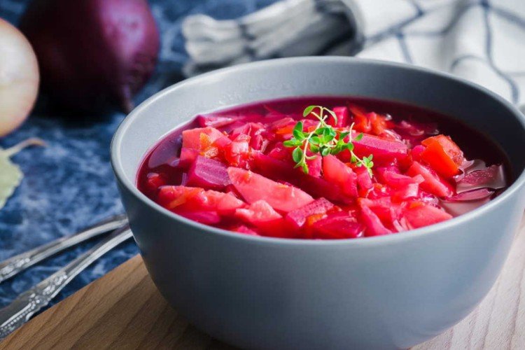 Вегетарианский борщ