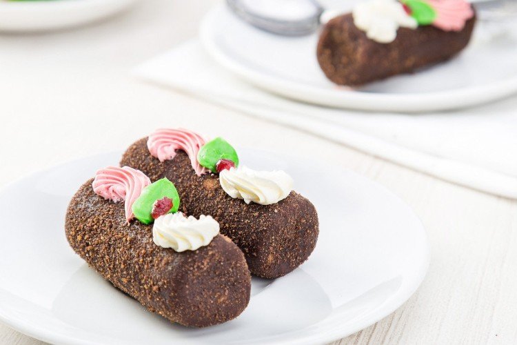 Пирожное «Картошка» с арахисовой пастой