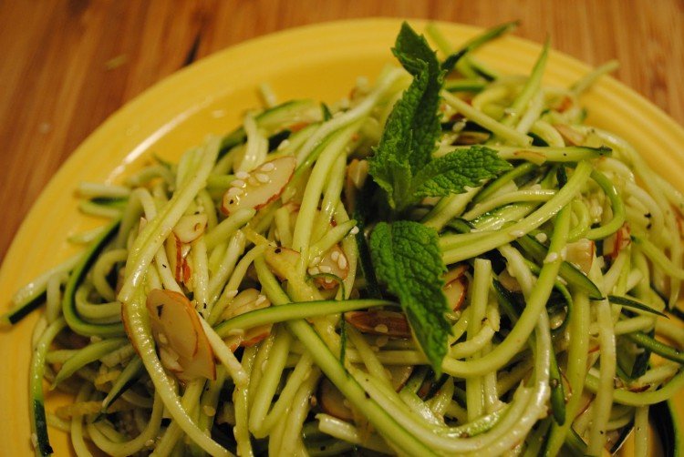 Пикантные кабачки по-корейски