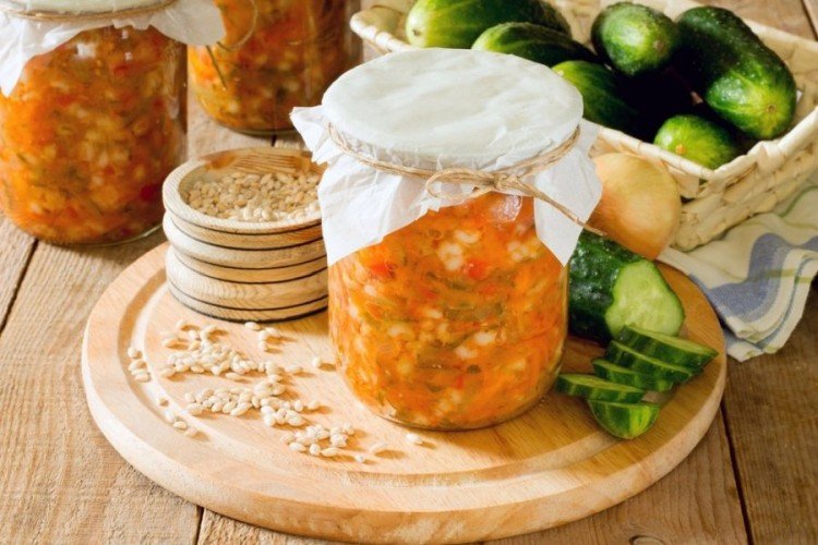 Рассольник с капустой в банках