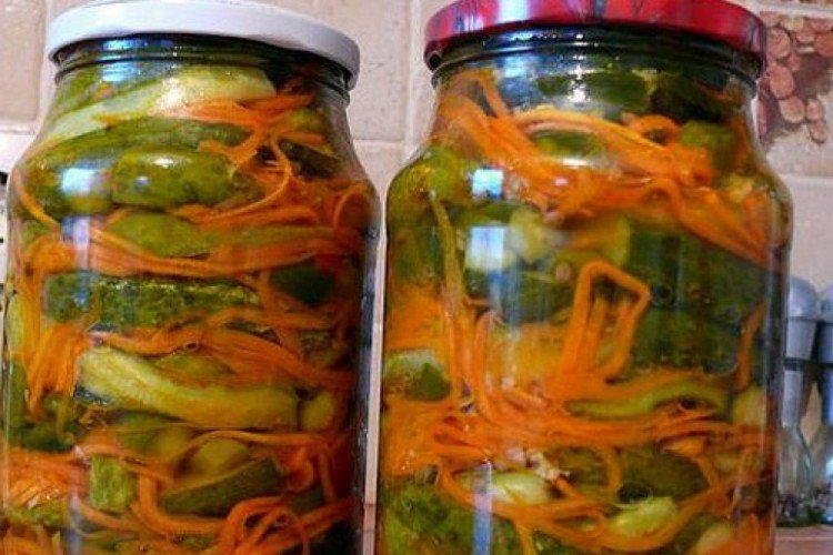 Огурцы по-корейски без стерилизации