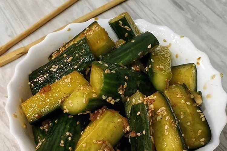 Огурцы по-корейски с соевым соусом на зиму