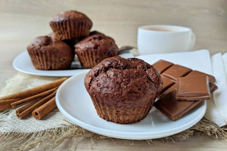 Маффины с шоколадом