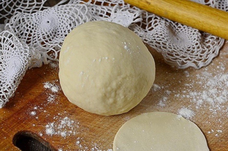 Тесто на манты со сливочным маслом