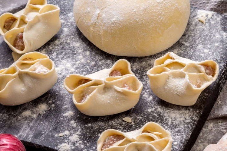 Тесто на манты с крахмалом