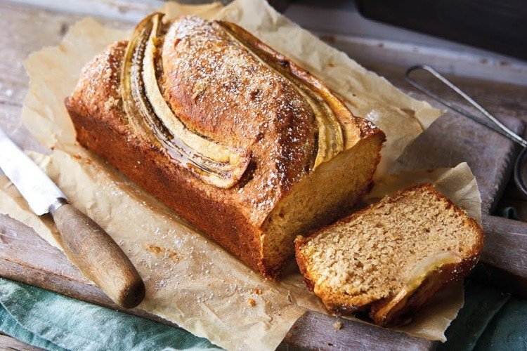 Банановый хлеб с арахисовой пастой