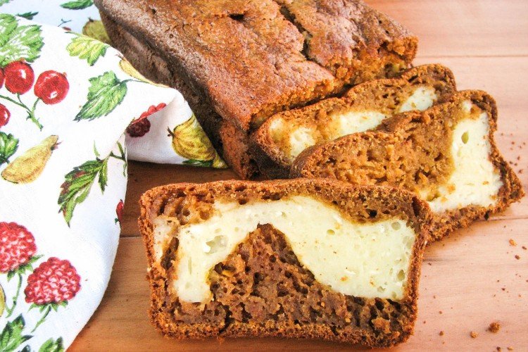 Банановый хлеб с творогом