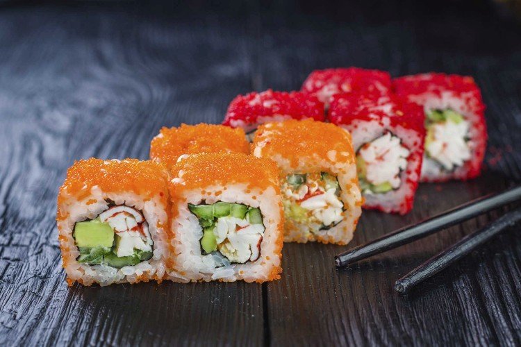 Роллы Калифорния со сливочным сыром