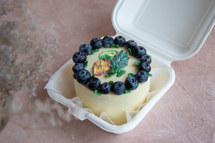 Шоколадно-апельсиновый бенто-торт