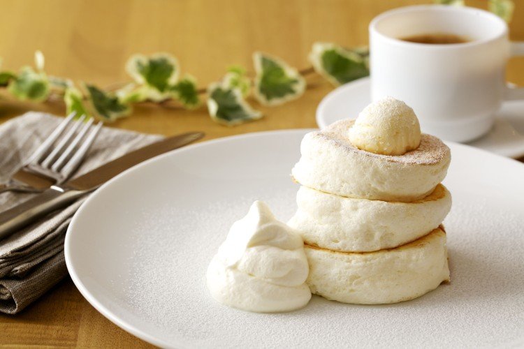 Японские панкейки на взбитых белках