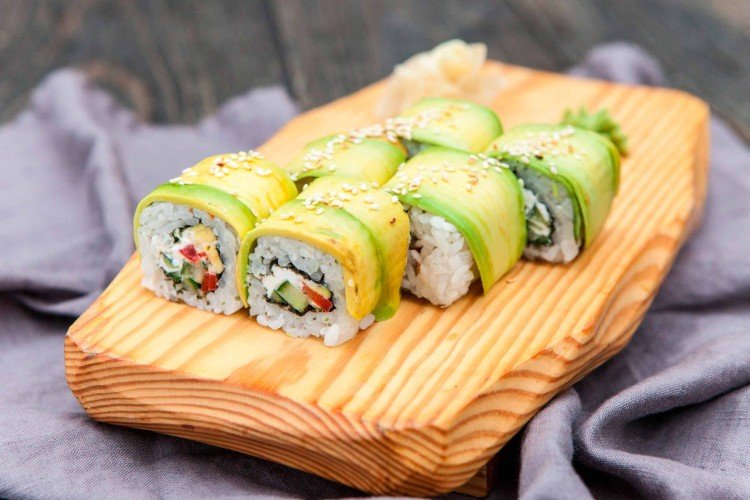 Овощные роллы Филадельфия